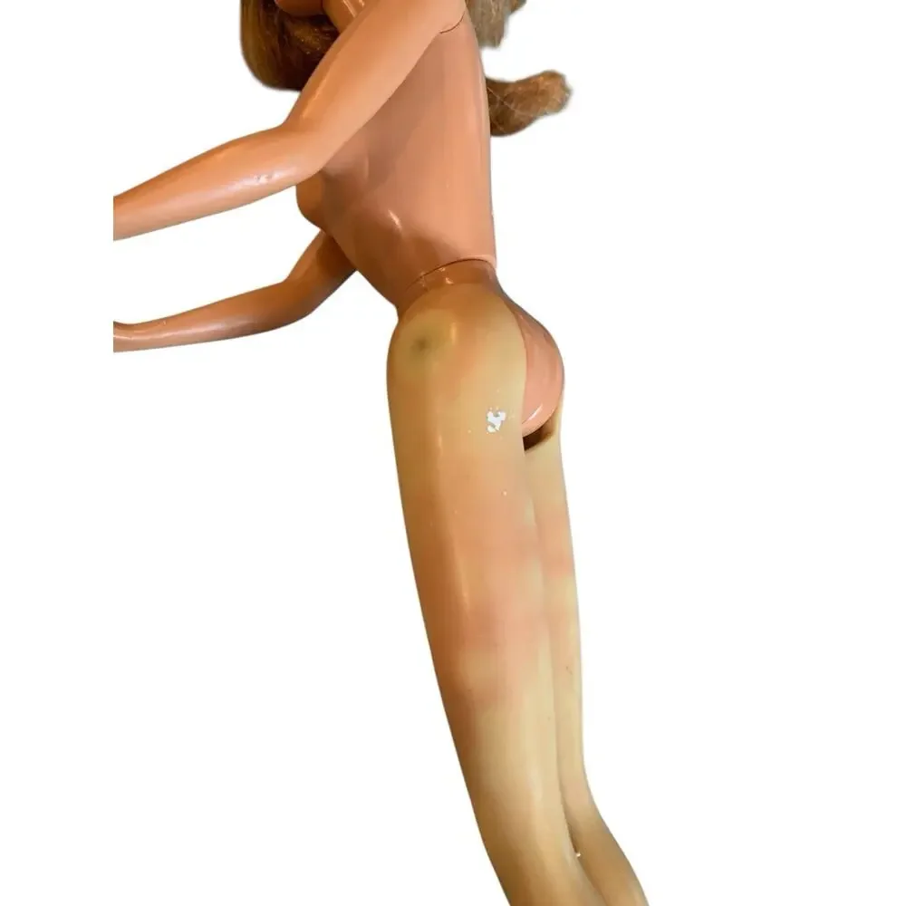 VTG 1966 Barbie Doll Twist Turn Red Hair Freckles‎ Bendable Knees Legs Arms READ